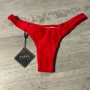 Zaful Red Bikini Bottom